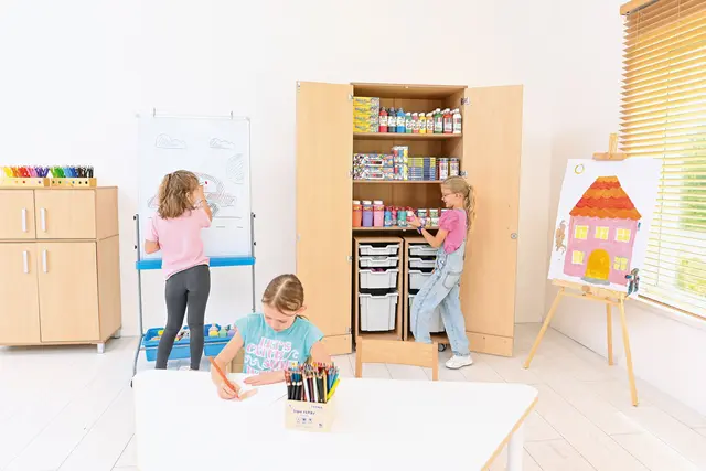 Flex materialskap B90 x D60 x H203 cm 