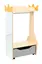 Fantasi utkledningsvogn B74 x D57 x H137 cm