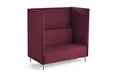 Cube sofa 2-seter Silvertex Magenta