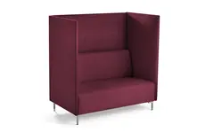 Cube sofa 2-seter Silvertex Magenta
