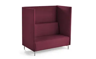Cube sofa 2-seter Silvertex Magenta