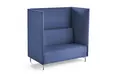 Cube sofa 2-seter Silvertex Mørk blå