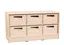 Hedda S reol med 6 bokser B90 x D39 x H48 cm