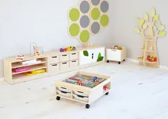 Hedda S reol med 6 bokser B90 x D39 x H48 cm