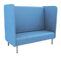 Relax høy 3 seter lys blå B151 x D81 x H133 cm