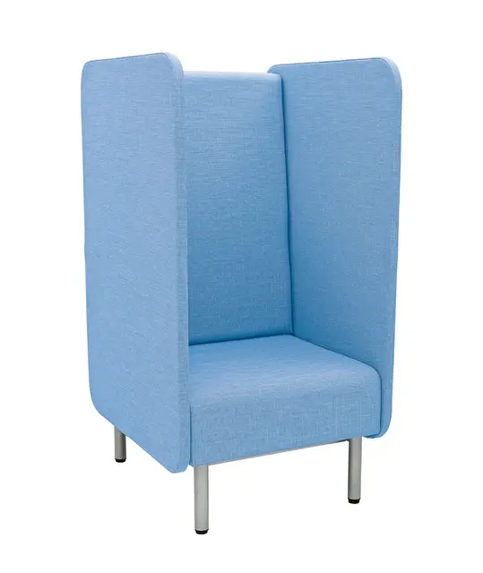 Relax høy 1 seter lys blå B68 x D81 x H133 cm 
