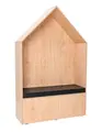 Loungehus sort B117 x D46 x H188 cm