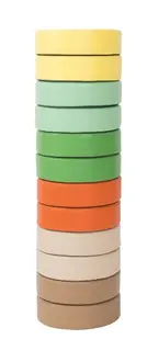 Milla sitteputer natur Ø30 x H8 cm, 12 stk