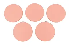 Quadro sitteputer lakserosa, 5 stk Ø35 x H3 cm