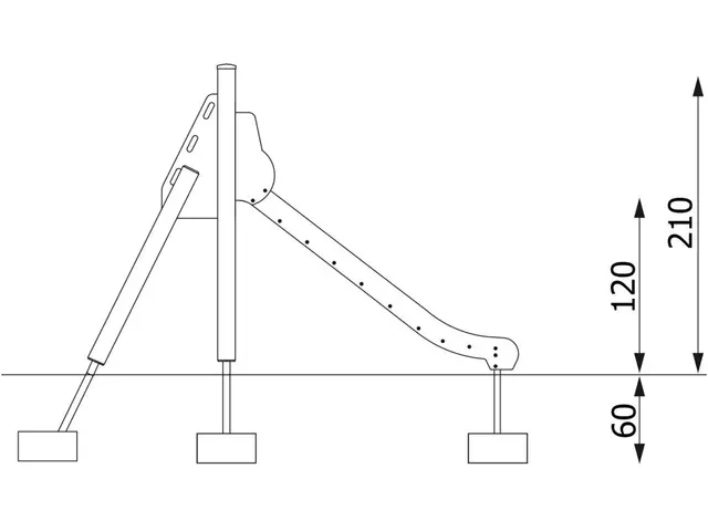 Sklie 1 L300 x B100 x H210 cm 