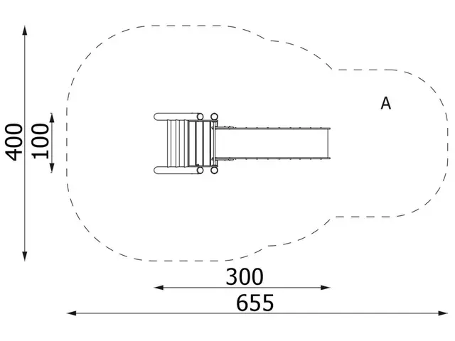 Sklie 1 L300 x B100 x H210 cm 