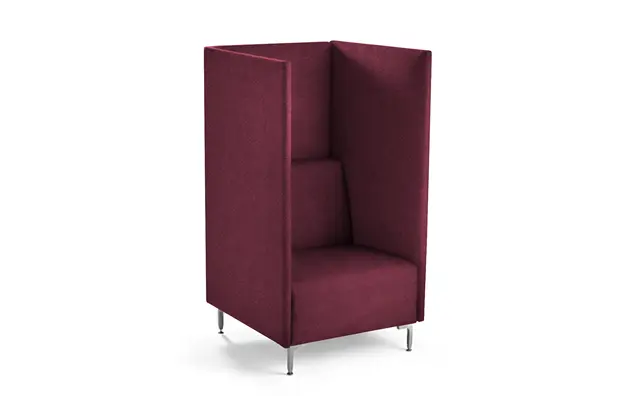 Cube stol Silvertex Magenta 