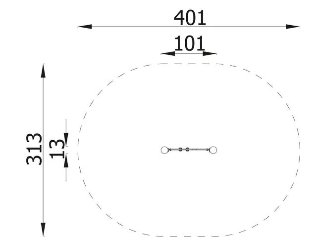 Orbis lekepanel labyrint L101 x B13 x H159 cm 