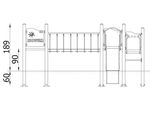 Orbis lekeplatform 3 L254 x B485 x H189 cm 