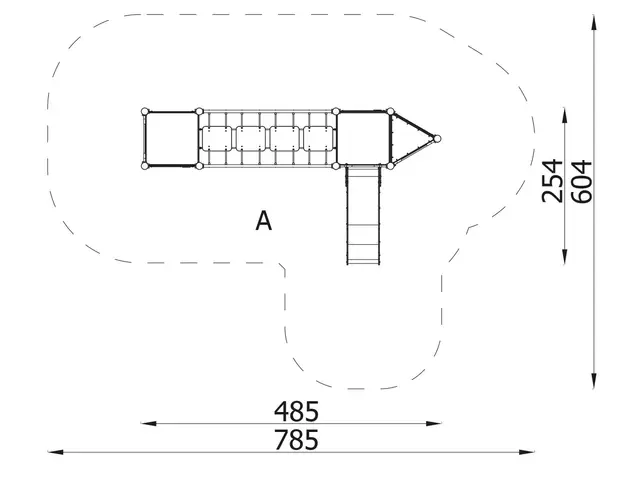 Orbis lekeplatform 3 L254 x B485 x H189 cm 