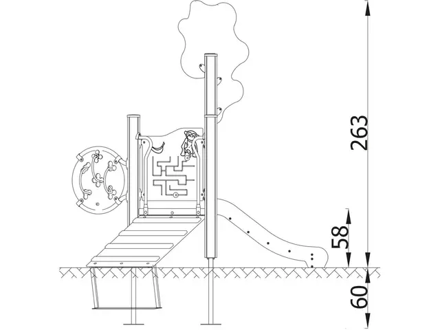 Orbis mini lekeapparat 1 L251 x B198 x H263 cm 
