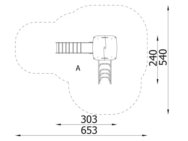 Lekeapparat Tower 6 L370 x B245 x H295 cm 