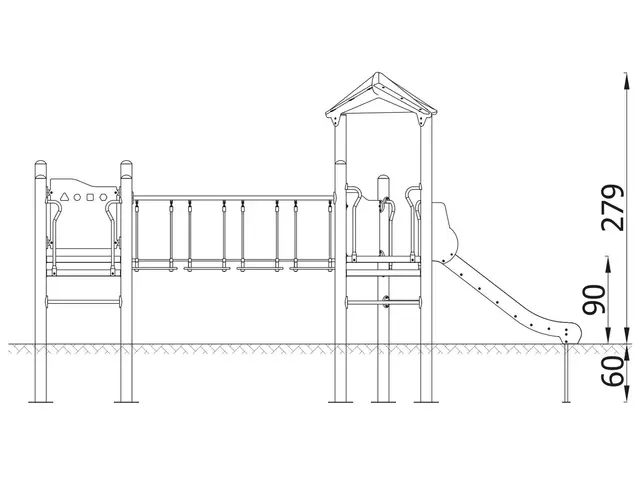 Orbis lekeapparat 40 L265 x B562 x H279 cm 