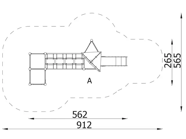 Orbis lekeapparat 40 L265 x B562 x H279 cm 
