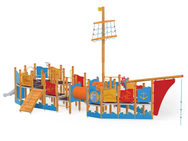 Colombus' skip L:1217 x B458 x H551 cm 