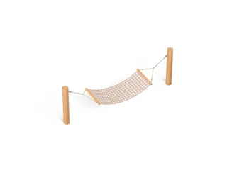 Robinio hengekøye L415 x B95 x H150 cm