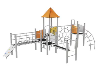 Quadro Play klatrestativ L591 x B718 x H361 cm