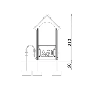 Lekehus mini L157 x B120 x H210cm