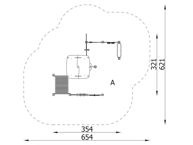 Lekehus maxi L354 x B321 x H217cm 