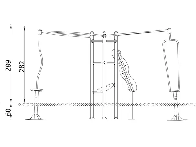 Multiclimber 21 L560 x B405 x H289 cm 