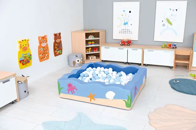 Hav ballbasseng B123 x D123 x H35 cm 