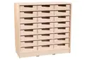 Hedda M reol med 24 kasser B90 x D39 x H87 cm