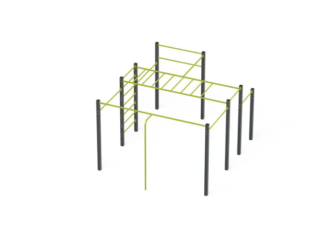 Street workout 01 lime L467 x B359 x H234 cm 