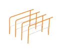 Bars L222 x B185 x H122 cm