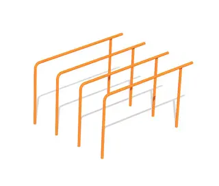 Bars L222 x B185 x H122 cm