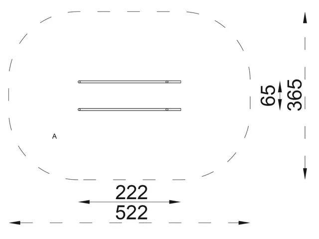 Bars I L222 x B65 x H122 cm 