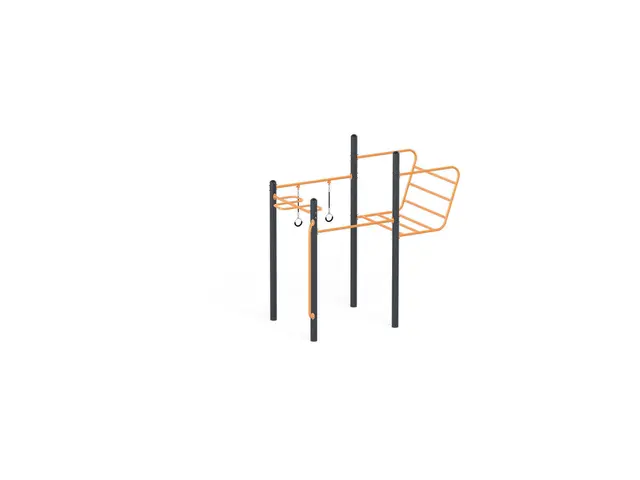 Street workout 140 gul L168 x B313 x H304 cm 