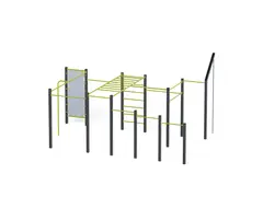 Street workout 06 lime L449 x B659 x H337 cm