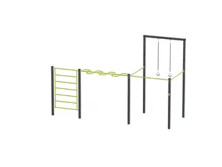 Street workout 07 L600 x B236 x H382 cm