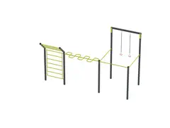 Street workout 08 lime L270 x B600 x H385 cm