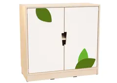 Hedda M skap med d&#248;rer med dekor B90 x D39 x H87 cm