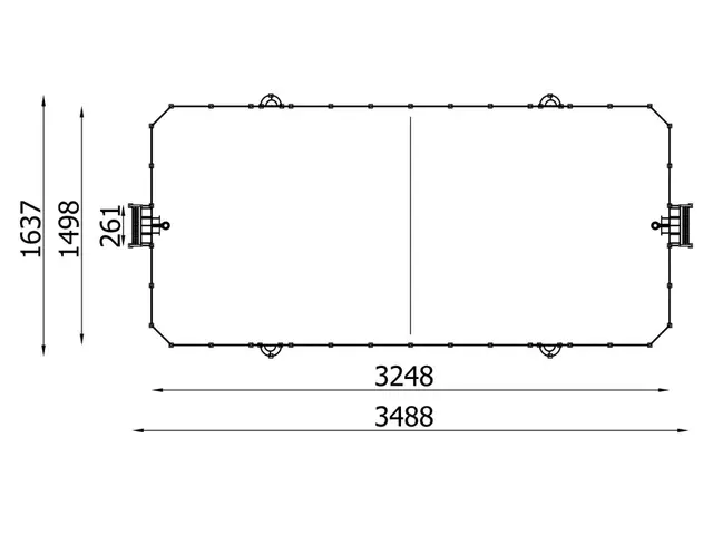 A4K multibane XL L3499 x B1637 x H374 cm 