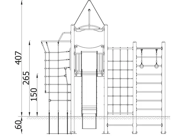 A4K lekeapparat 50 lime L427 x B434 x H407 cm 