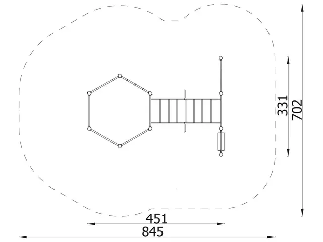 A4K lekeapparat 11 lime L451 x B331 x H264 cm 