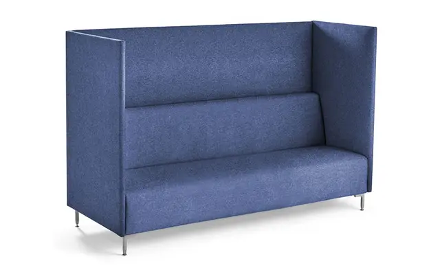 Cube sofa 3-seter Silvertex Mørk blå 