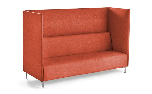 Cube sofa 3-seter Silvertex Oransje 