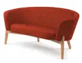 Curve sofa Lido/Lido Trend Oransje