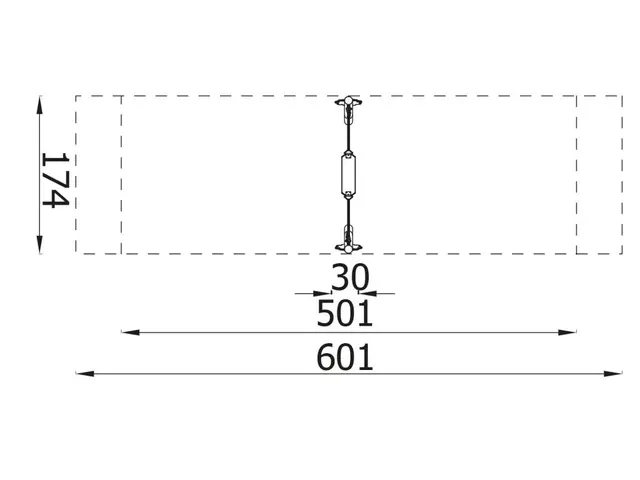 Beltehuske B174 x D30 x H142 cm 