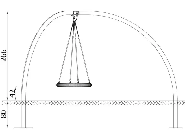 Multisvinghuske L532 x B461 x H266 cm 