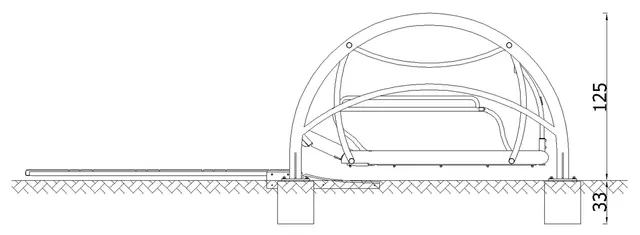 Integration swing L221 x B195 x H125 