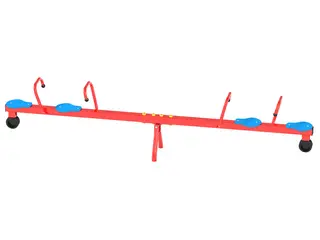 Vippe med fire seter L391 x B48 x H84 cm